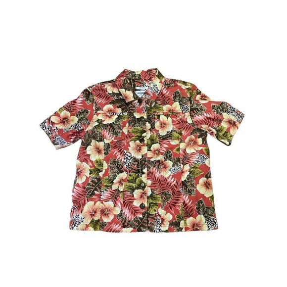 Vintage Floral Short Sleeve Jacket M - Picture 1 of 6